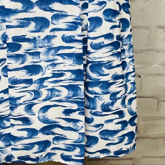 REISS Stara Print Pleated skirt size 2 - Picture 9 of 10